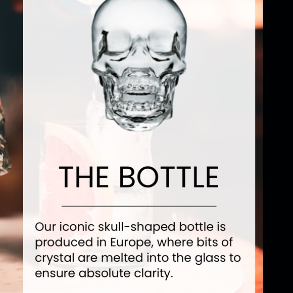 💀DAN AKROYD CRYSTAL HEAD SKULL DECANTER W/ORIGINAL BOX, BOTTLE HAD DA ON BOTTOM - Picture 9 of 12